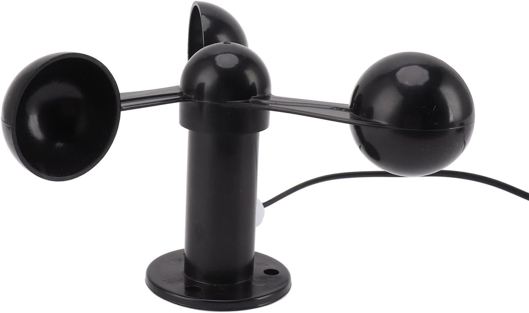 Jeanoko 3-Tassen-Windsensor, ABS-Material, Einfache Installation, 8 M Wasserdichtes Kabel, Störungsf