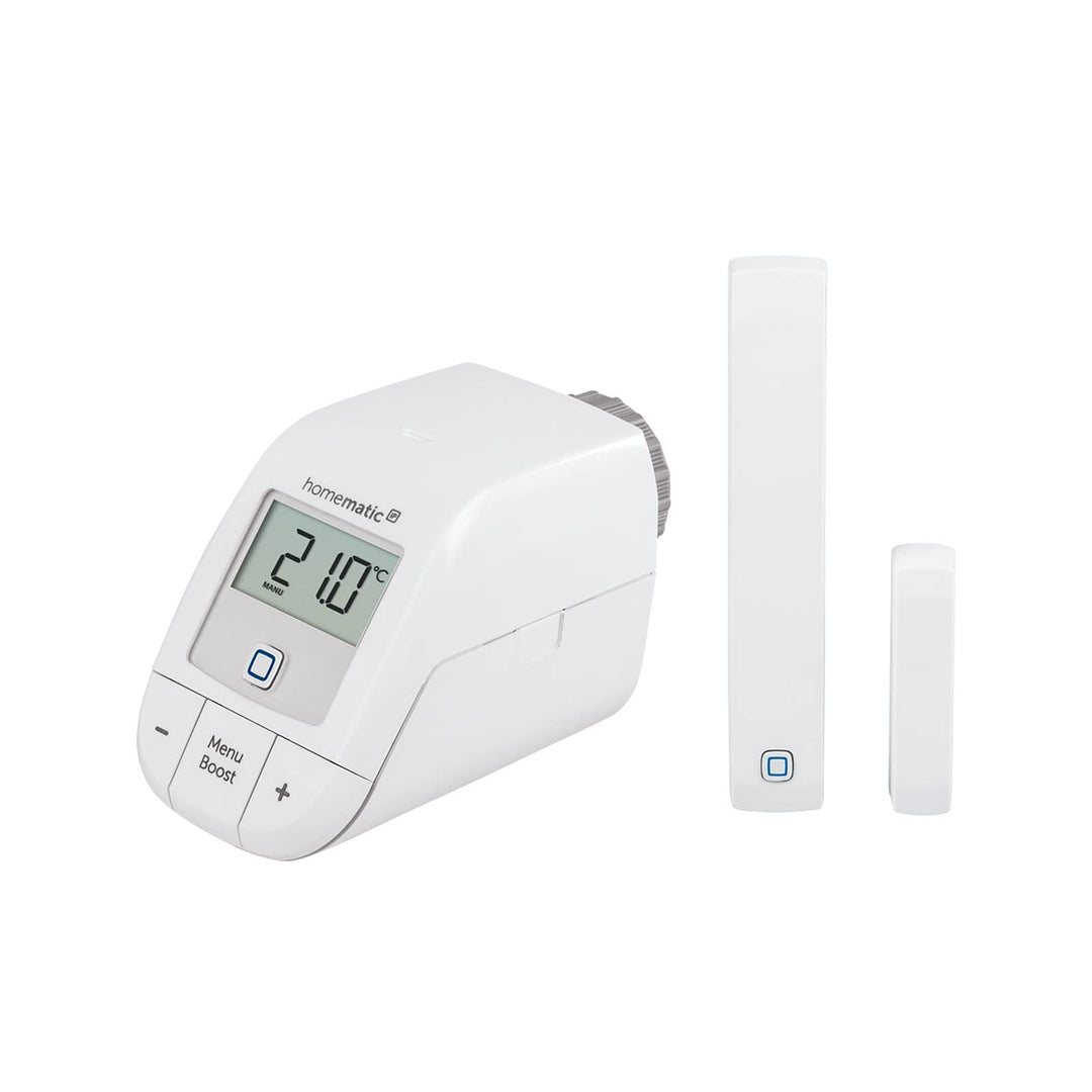 Homematic IP Set Heizen – Easy Connect, Digitale Steuerung für Heizung per App, Alexa, Google Assist
