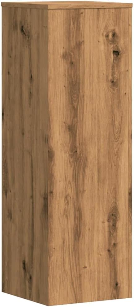 Pflanzenständer 2 STK. Artisan-Eiche 33x33x100 cm Holzwerkstoff Pflanzenregal, Blumenregal Indoor/Ou