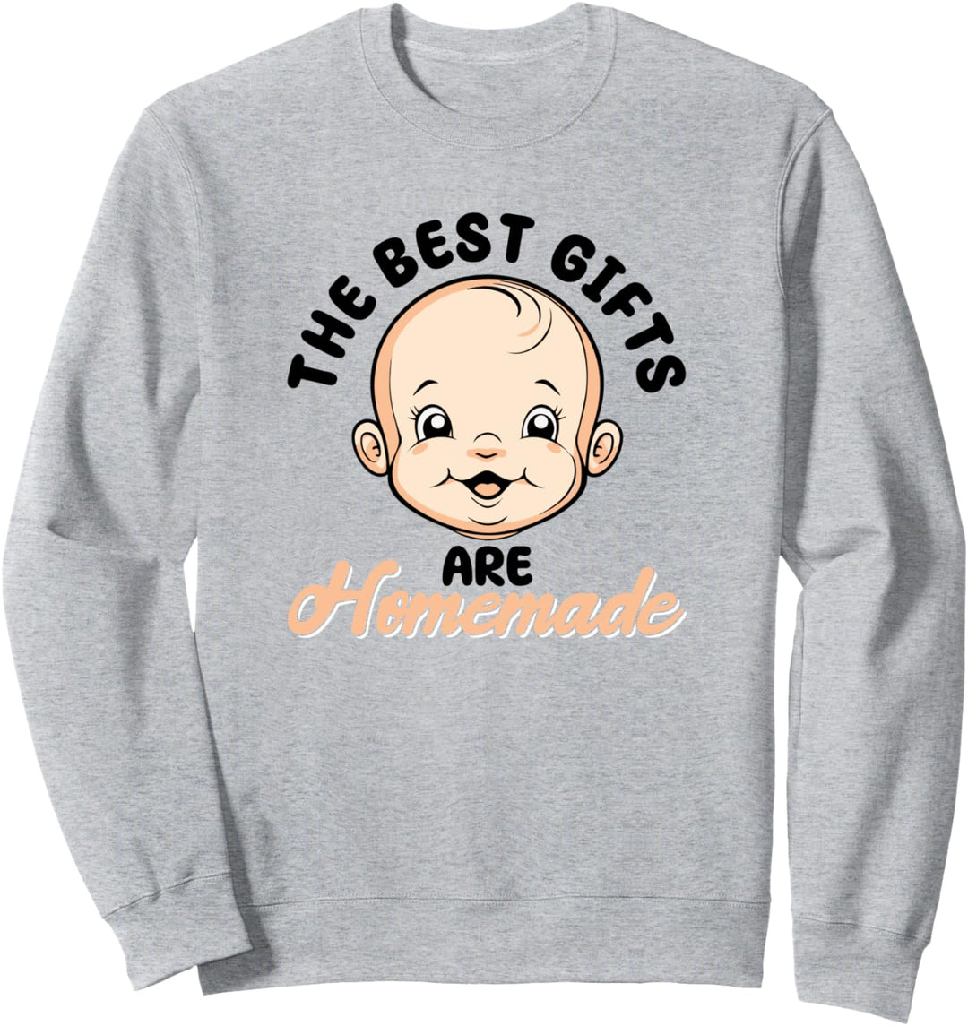 Geschenke sind selbstgemacht Schwangere Mutter Sweatshirt