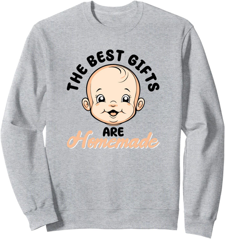Geschenke sind selbstgemacht Schwangere Mutter Sweatshirt