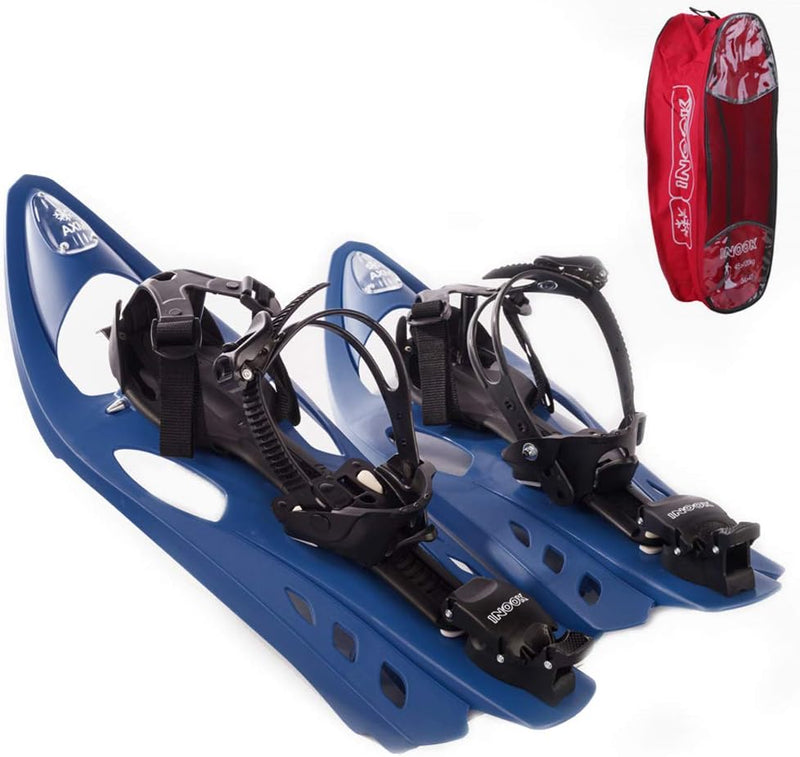 Inook AXM Schneeschuhe I Schneeschuhe mit Steighilfe I EU 36-47 I Schneeschuh Set mit praktischer Sc