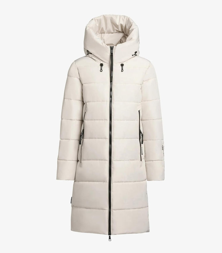 khujo - Damen - Wintermantel - Jilias 4 XS Jilias5-Cotton-Cream, XS Jilias5-Cotton-Cream