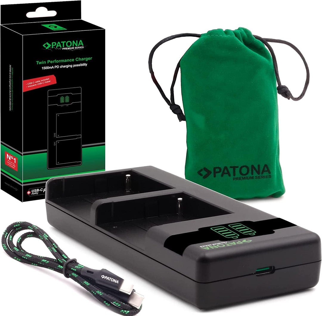 Baxxtar Pro 2X Akku NP-F550 NP-F570 (3100mAh) mit PD Performance USB Ladegerät 161951 (max. 1500 mA)
