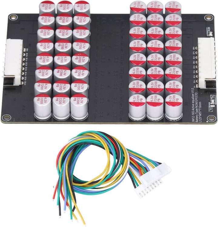 TECNOIOT 1 STÜCKE 16S 5A Li-Ion Lifepo4 LTO Lithium Active Equalizer Balancer Kondensator 12S-16S, 1