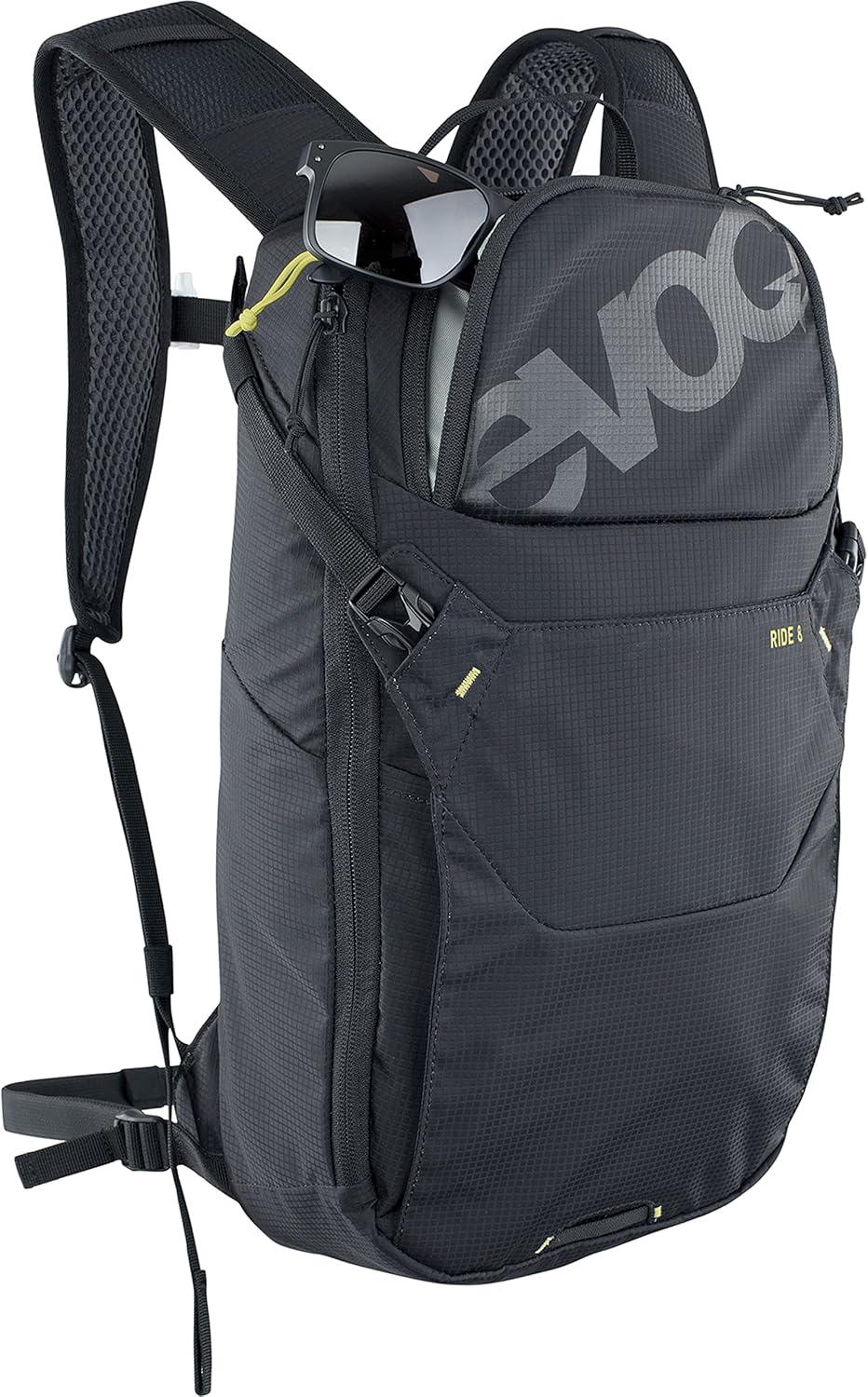 EVOC RIDE 8 Fahrradrucksack, Trekkingrucksack für Trails & andere Aktivitäten (cleveres Taschenmanag