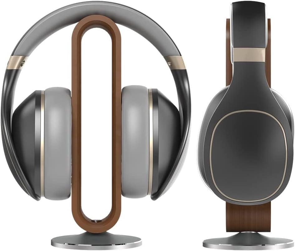 EHOTER Kopfhörerständer aus Holz U-förmiges Bogendesign Kopfhörer Halter Universal Headset Ständer H