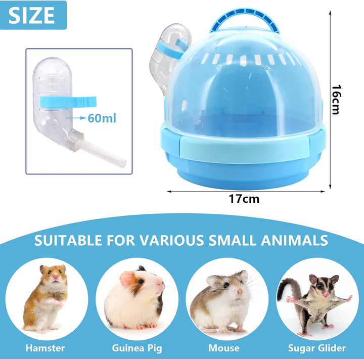 Hamster Carrier Käfig Portable Mäuse Travel Case Kunststoff Kleintier Carrier Ratte Carry Käfig mit