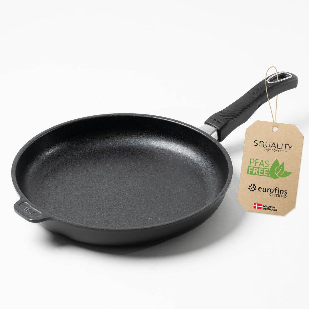 Premium Bratpfanne PFAS frei 28 cm – Antihaft Pfanne beschichtet aus Dänemark | Ofenfest bis 260 °C,