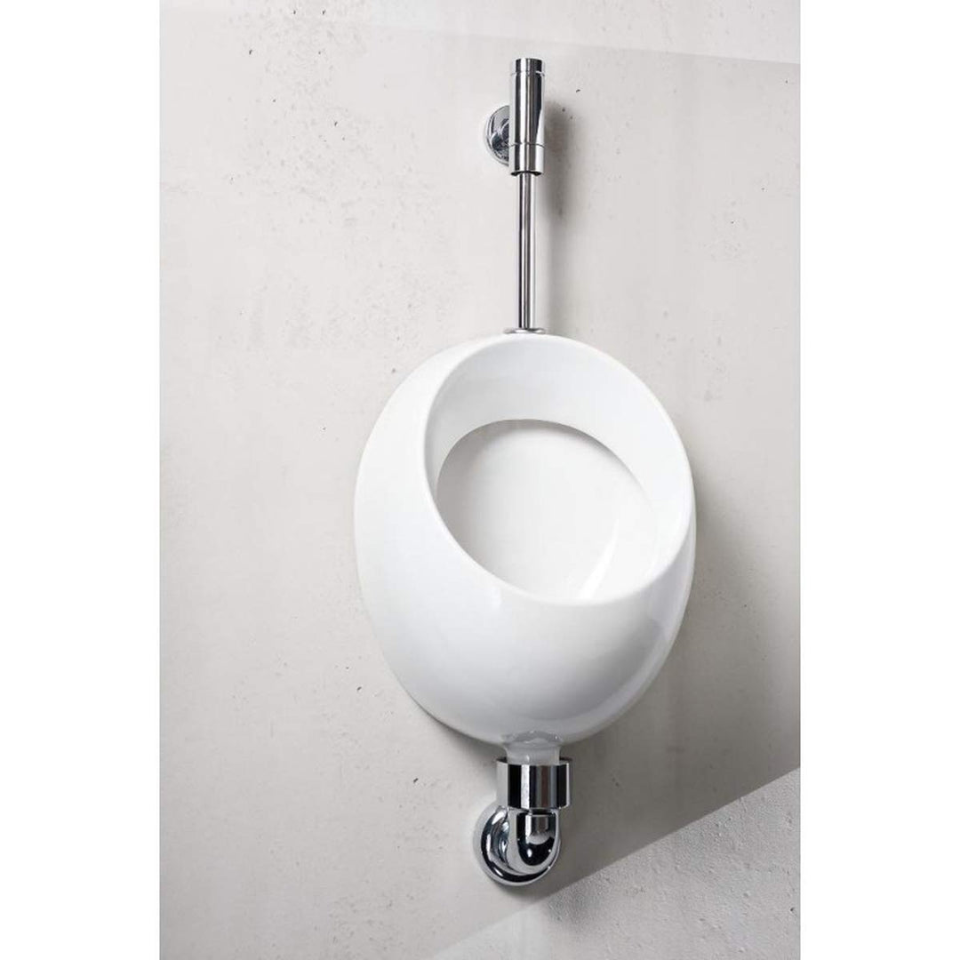 VBChome Urinal Geberit Keramik Zulauf Oben Weiss Modern Hochwertig Pinkelbecken senkrecht Pissoir Pi