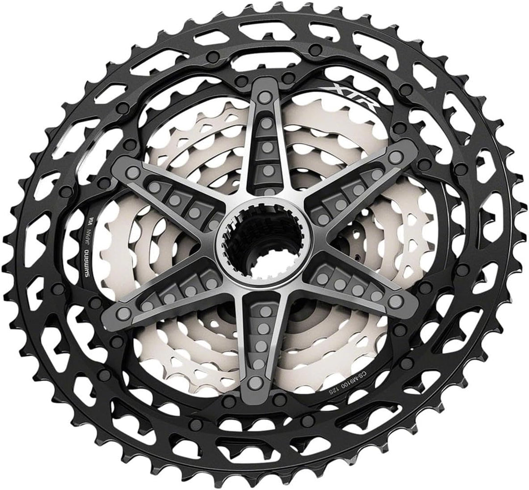 Shimano XTR Cs-M9101 12-Speed Cassette Schwarz/Silber 10-51T, Schwarz/Silber 10-51T