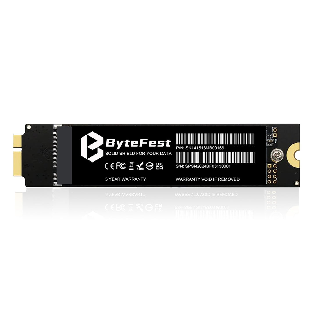 ByteFest SSD 256GB für MAC, Interne Festplatte, 3D NAND Kompatibel mit Apple MacBook Air 2010-2011 A