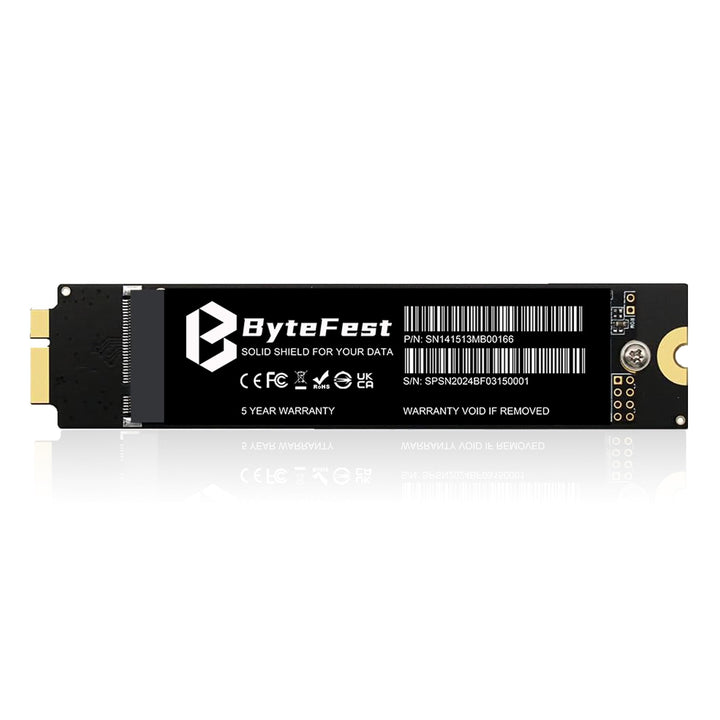 ByteFest SSD 256GB für MAC, Interne Festplatte, 3D NAND Kompatibel mit Apple MacBook Air 2010-2011 A