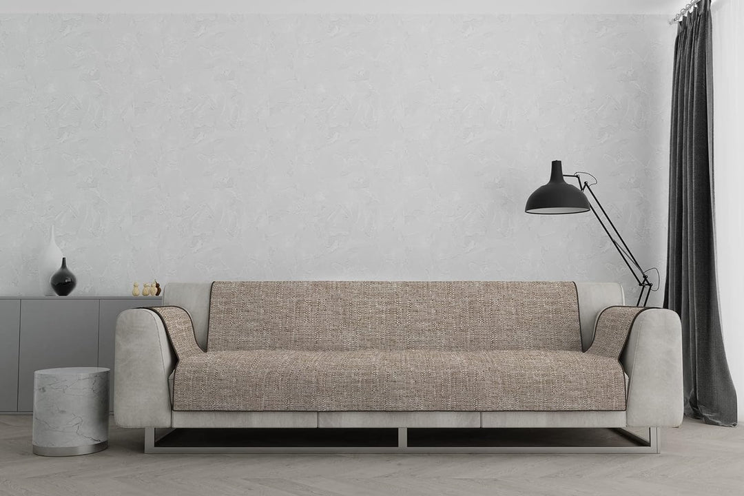 Komfort-Antigleiten-Sofa-Decke,4 Plätze, Braun 4 Plätze Braun, 4 Plätze Braun