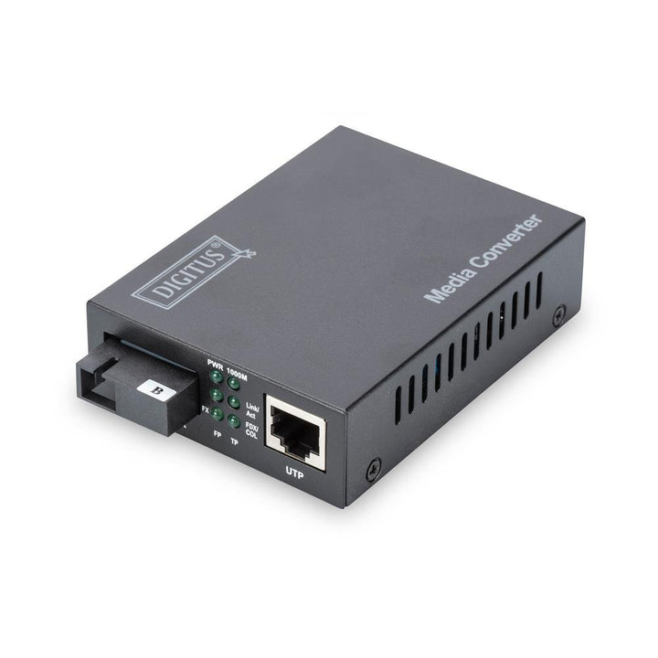 DIGITUS WDM Medienkonverter - Singlemode - Gbit Ethernet - RJ45 / SC - BiDi - Tx1550nm / Rx1310nm -