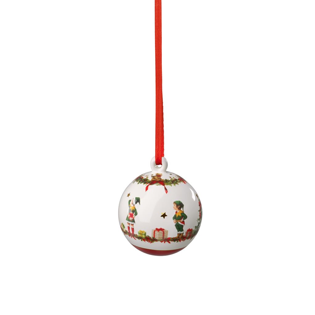 Villeroy &amp; Boch - Annual Christmas Edition 2026 Jahres-Kugel 6,5x8cm Bunt, Weihnachts-Sammlerstück,