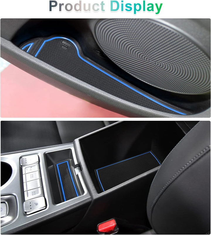 GAFAT 2019-2022 2023 Hyunda-i Kona Elektro EV Electric Antirutschmatten, Kona EV Gummimatten für Mit