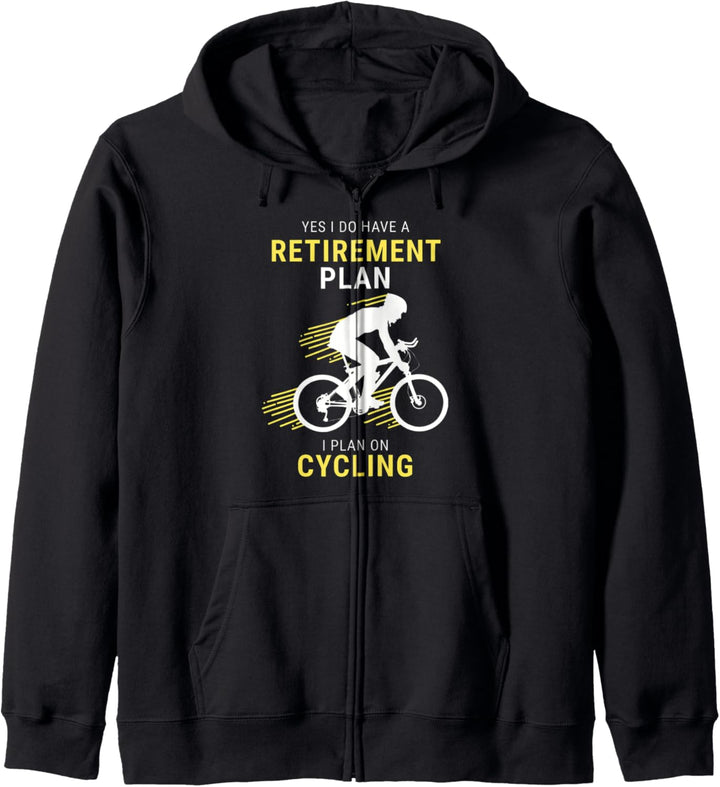 Funny Cycling Ruhestand Plan Fahrradfahrer Männer Frauen Kapuzenjacke