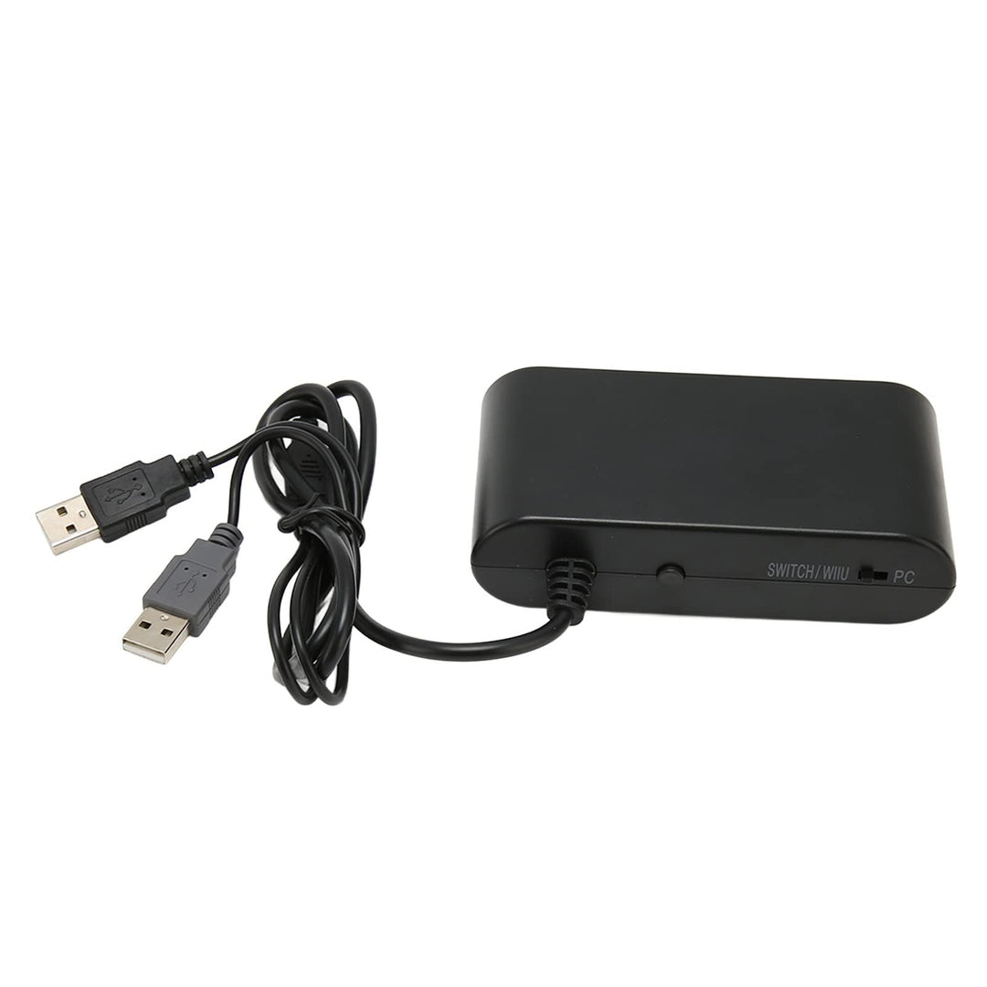 GC Controller Adapter, 3 in 1 GC Controller Adapter mit Turobo Funktion 4 Ports Gamecontroller Adapt