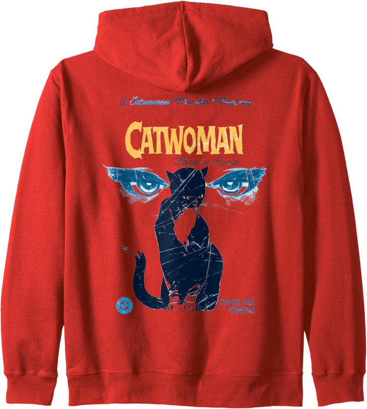 DC Catwoman Cover Rom Kapuzenjacke