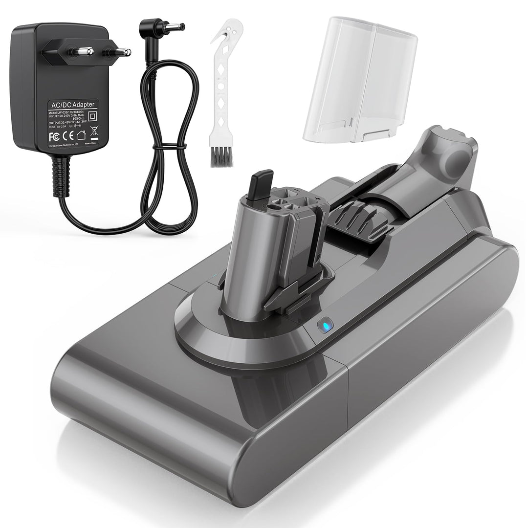 Klickstil SV15 3900mAh V11 Akku für Dyson mit Ladegerät, ASUNCELL Ersatzakku für V11 Torque Drive Ou
