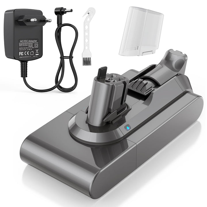 Klickstil SV15 3900mAh V11 Akku für Dyson mit Ladegerät, ASUNCELL Ersatzakku für V11 Torque Drive Ou