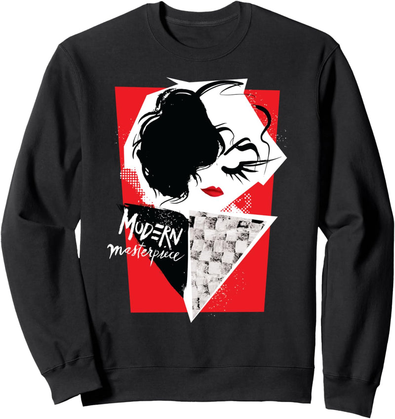 Disney Cruella Modern Masterpiece Collage Sweatshirt