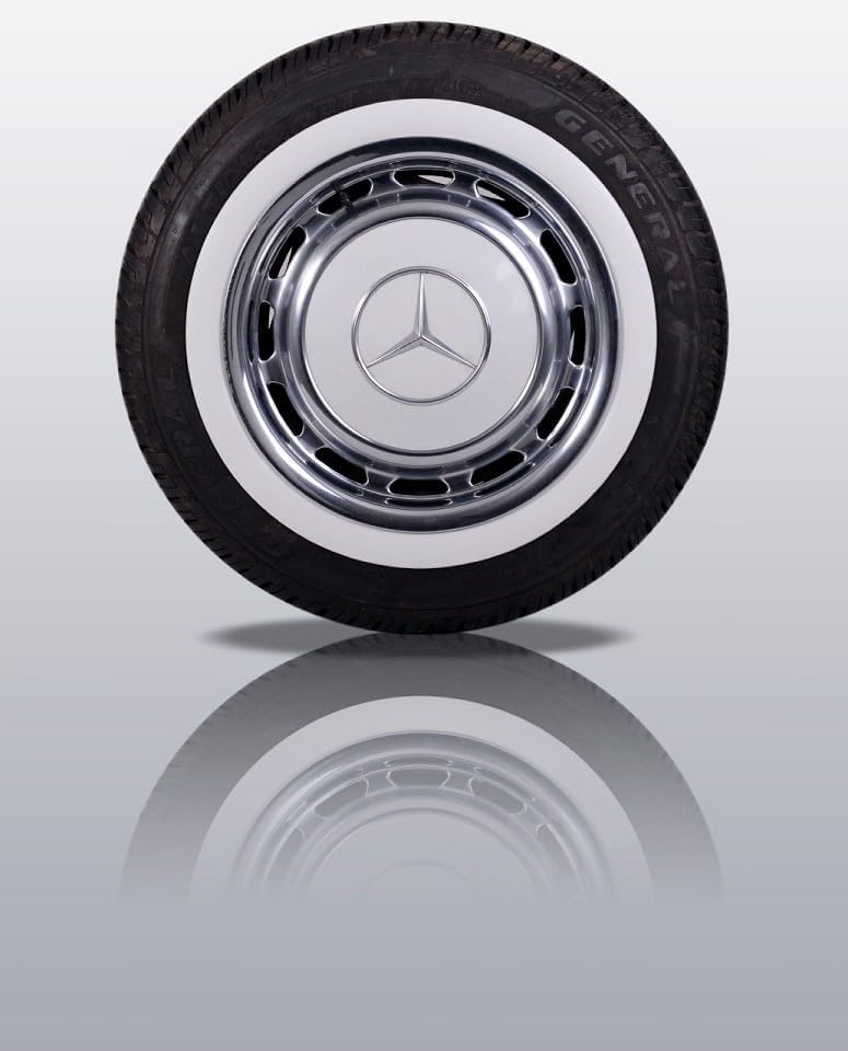 Weisswandringe (4 Stück) 14 Zoll 40mm Breite + TÜV-Süd-Bescheinigung.