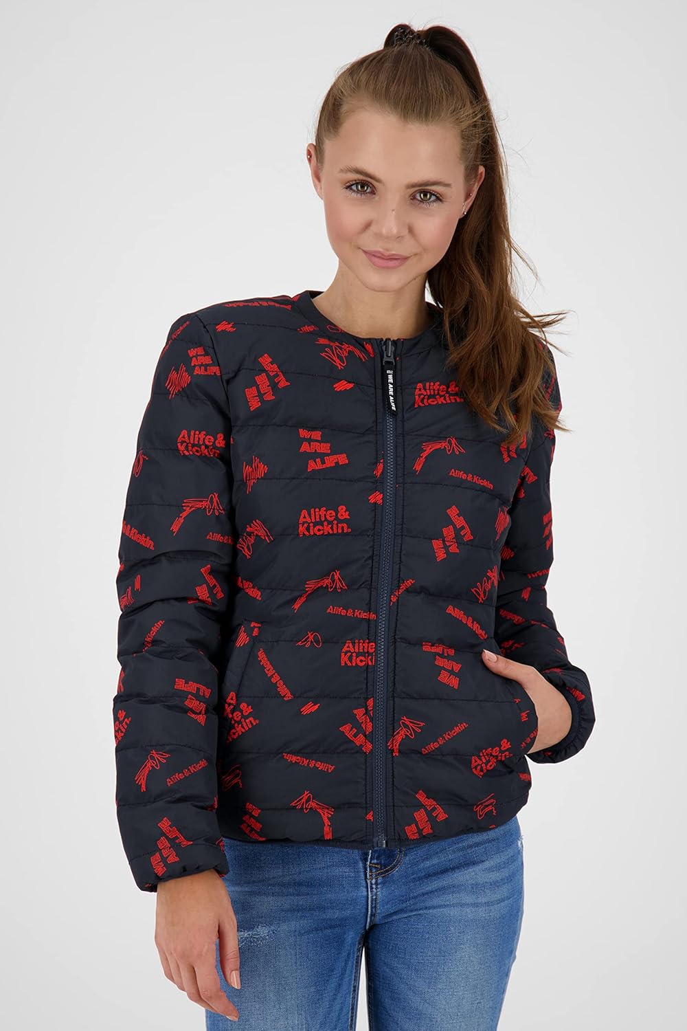 ALIFE and Kickin NovaAK Jacket – Damen Übergangsjacke – Leichte Atmungsaktive Jacke für Sommer & Übe