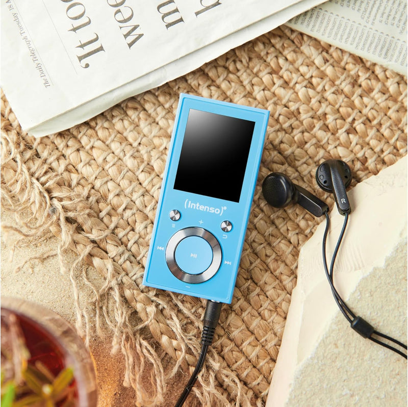 Intenso MP3 Player Video Scooter 1,8 Zoll Bluetooth blau blau 16GB Single, blau 16GB Single