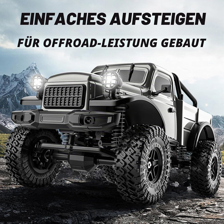 Ferngesteuerter LKW 1:18-4WD All Terrain RC – RC Auto mit 2 Akkus und Geschwindigkeitsregelung – 2,4