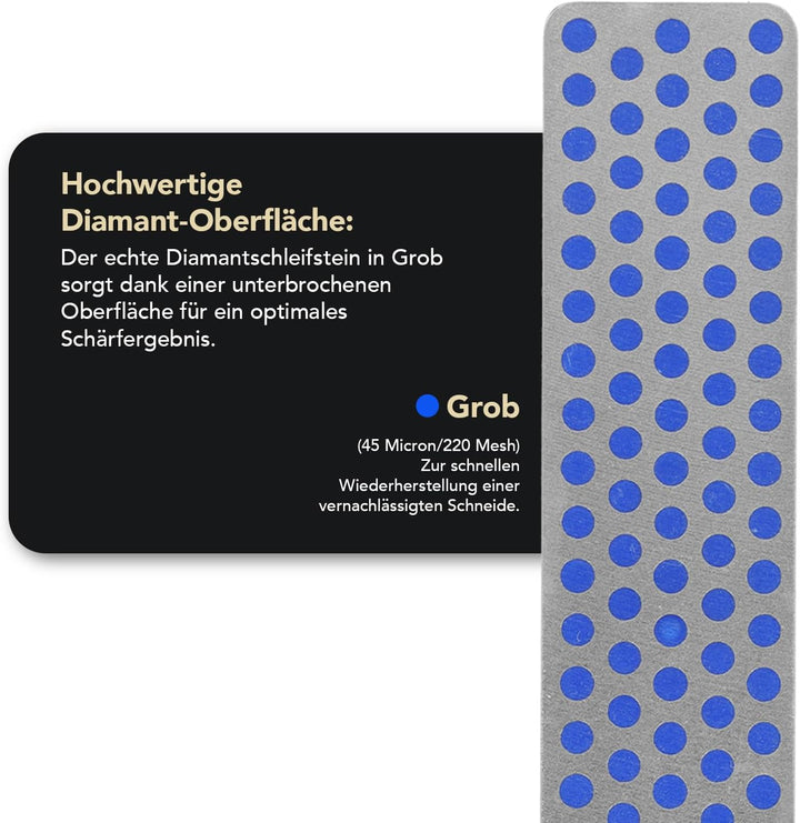DMT DMTA4C DTM, Coarse Diamond Stone, Schleifstein, Wetzstein, Abziehstein, Grob, mehrfarbig Diamant