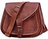 ALASKA EXPORTS Damen Echtleder Schultertasche Crossbody Sattel Tablet Retro Rustikal Vintage Tasche