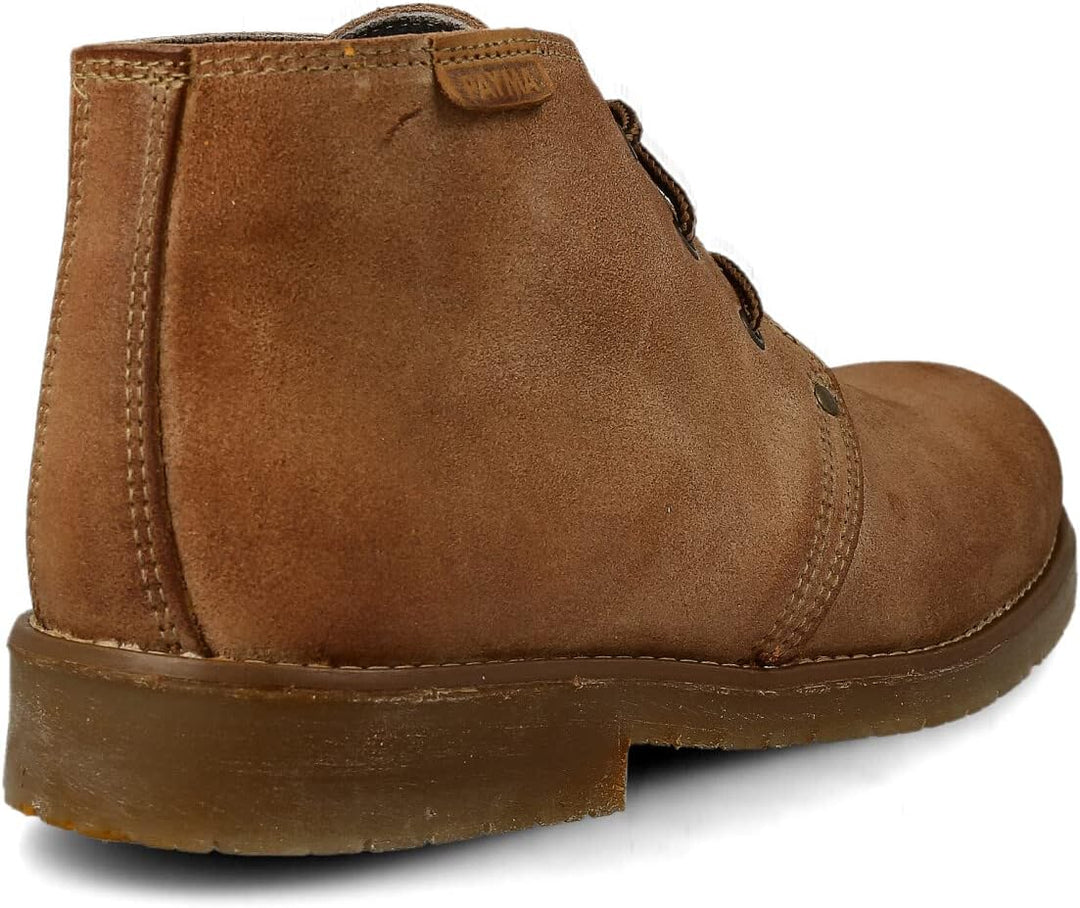 PAYMA - Rustikale Safari Leder und Nobuk Stiefel für Herren. Chukka Boot Schuhe Casual, Outdoor und