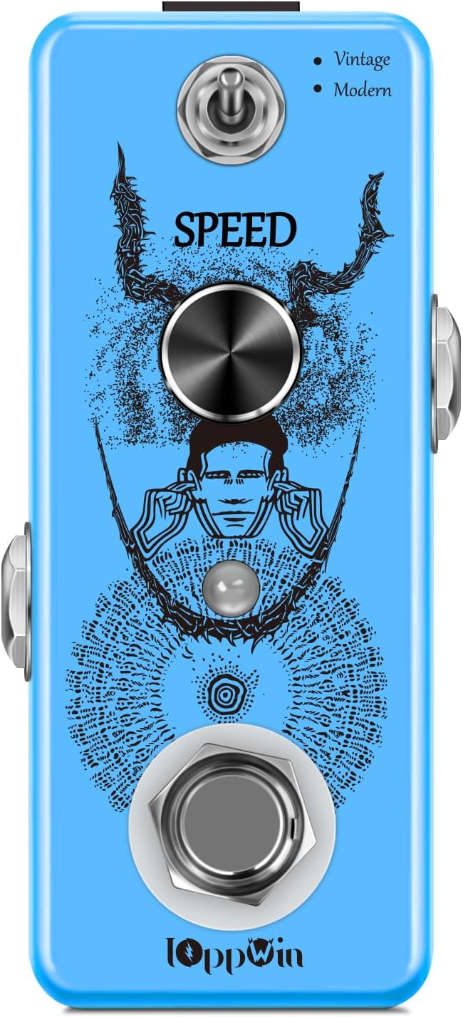 Vintage/Modern Phaser Pedal - Full Analog Klang, 70er Jahre Psychedelic Rock & E-Gitarre Effekt, Met