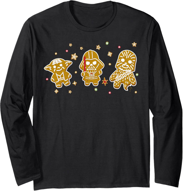 Star Wars Character Gingerbread Portrait Langarmshirt