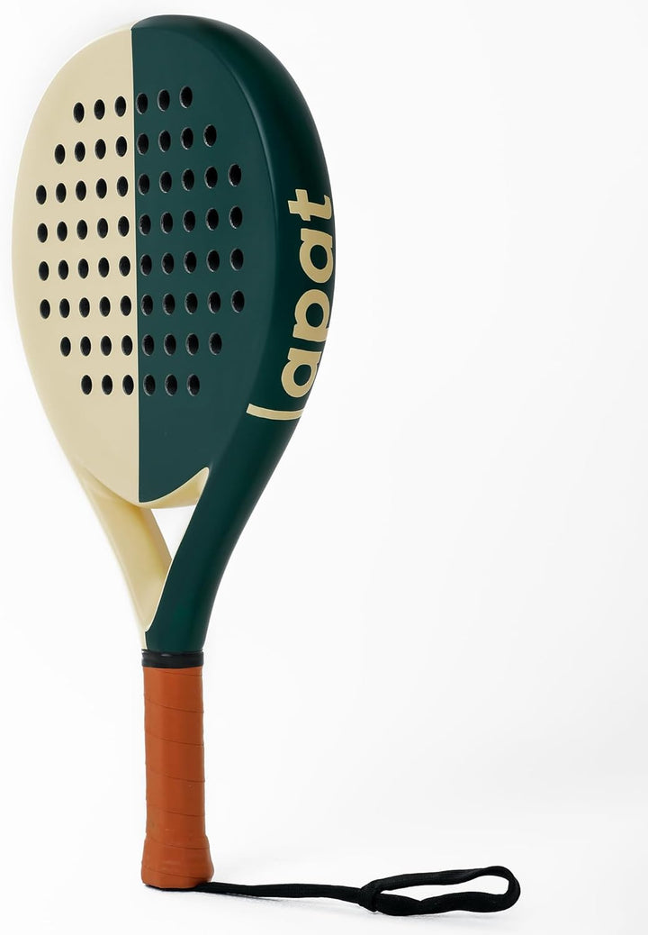 LAPAT Padel Racket with Cover Bag - Carbon Surface with Eva Memory Foam- Paddle Tennis Racquets Ligh