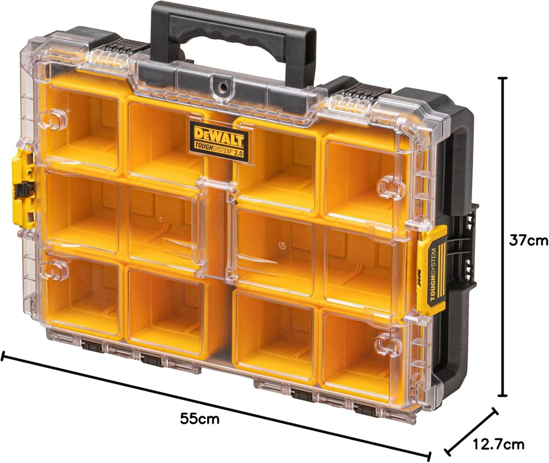 Organizador con tapa transparente DS100 TOUGHSYSTEM 2.0