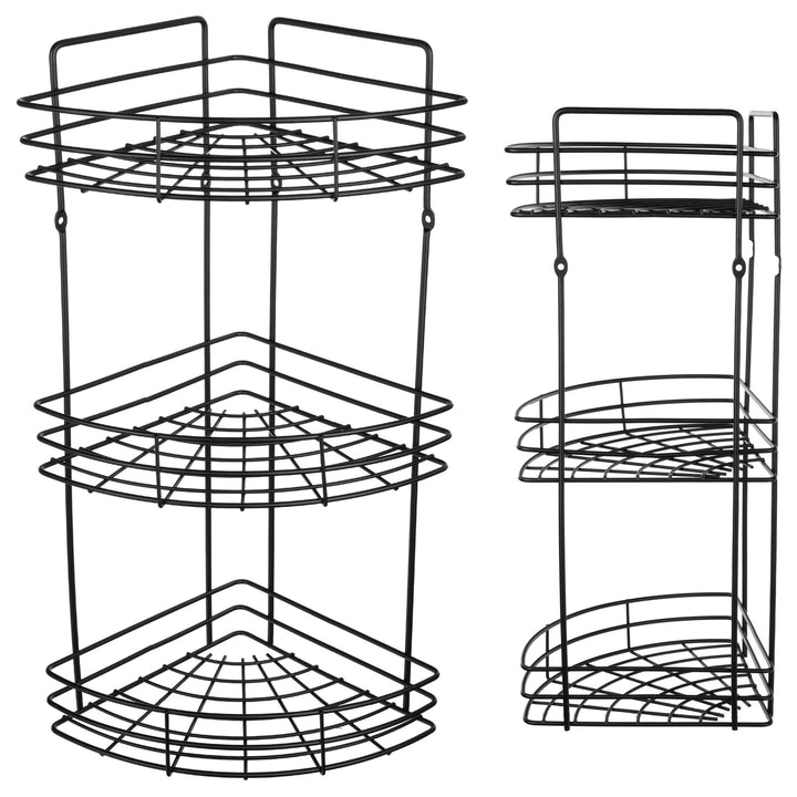 KADAX Duschablage Ecke, Badezimmer Organizer, Eckregal, Badregal, Duschregal, Duschgel und Shampoo H