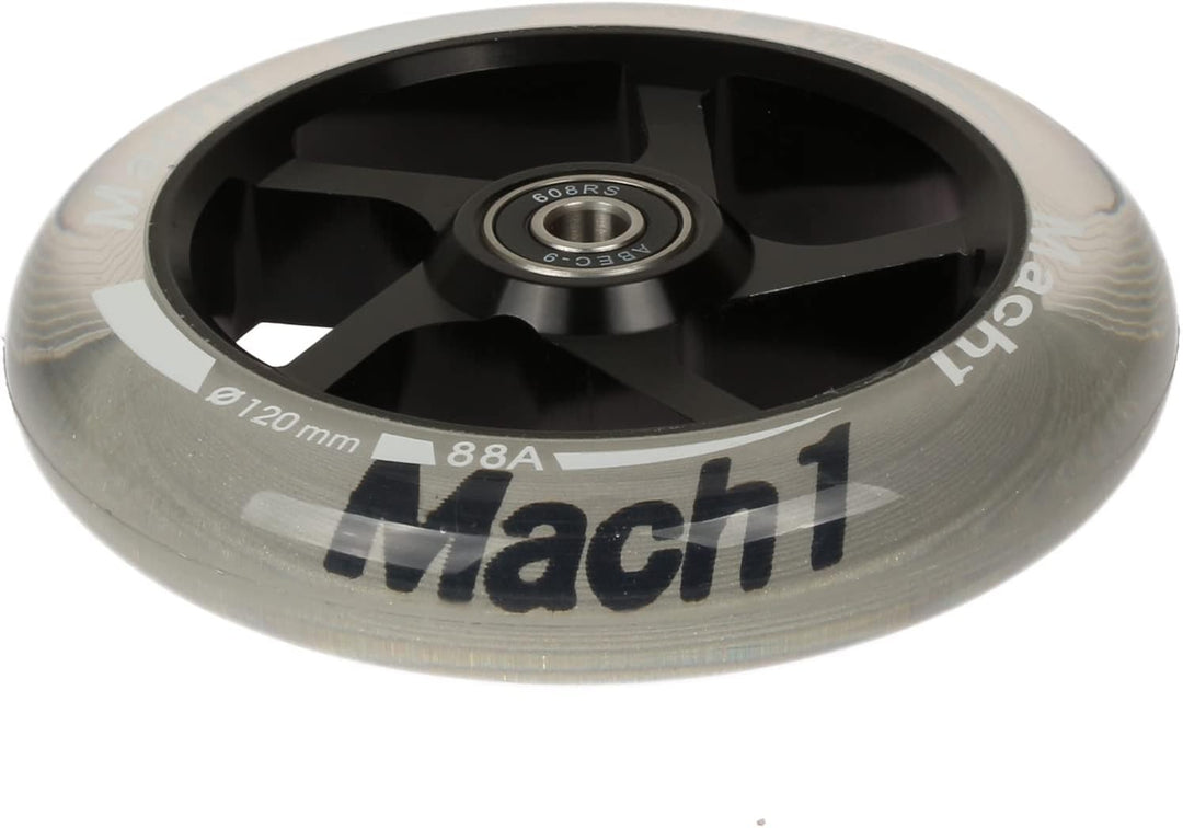 2 Stück 120x24mm Mach1 Stuntscooter Alu aluminium Rollen-Set inklusive Kugellager + Spacer - Cityrol