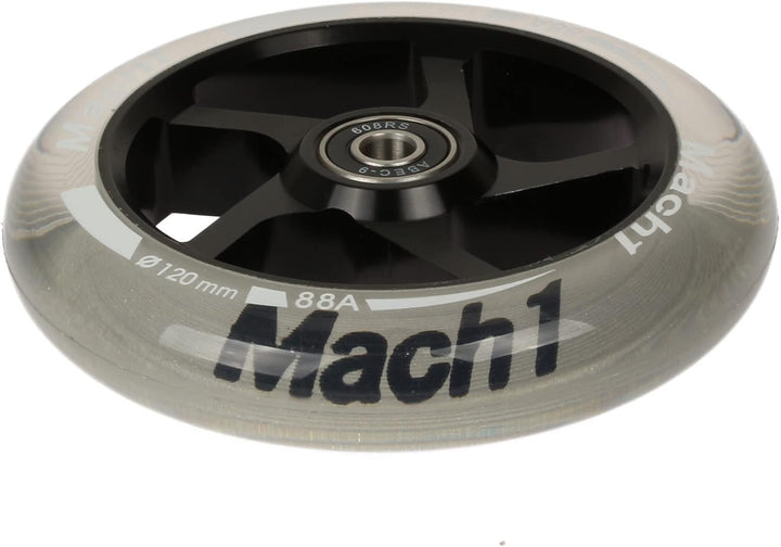 2 Stück 120x24mm Mach1 Stuntscooter Alu aluminium Rollen-Set inklusive Kugellager + Spacer - Cityrol