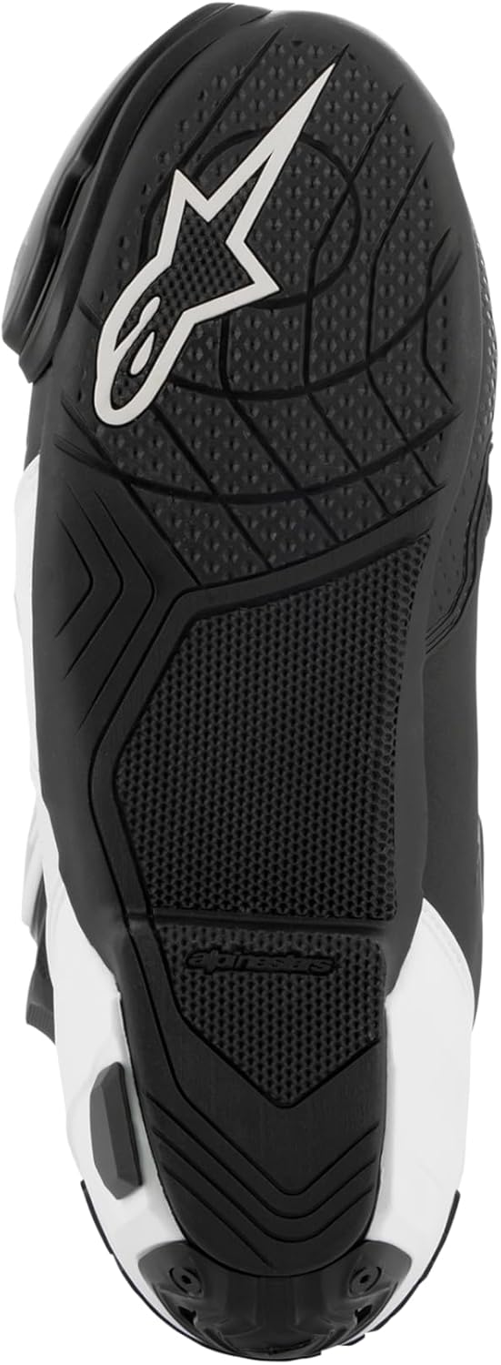Alpinestars Herren Ridge V2Gummistiefel Large Schwarz Weiss, Large Schwarz Weiss