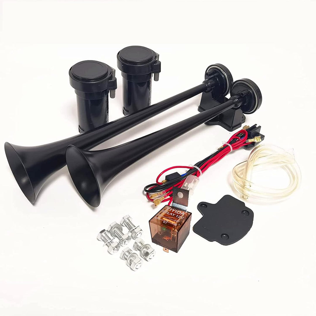 YIYIDA Autohupe Car Horn Lufthorn 12V Air Horn12V Schiffshupe mit hohem und niedrigem Ton 170db Druc