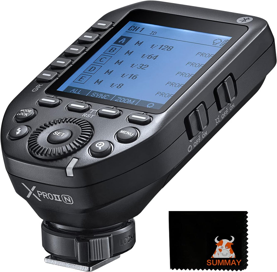 Godox XProII-S TTL Wireless Flash Trigger 1/8000s HSS, TCM Instantaneous Switching, APP Control, 16