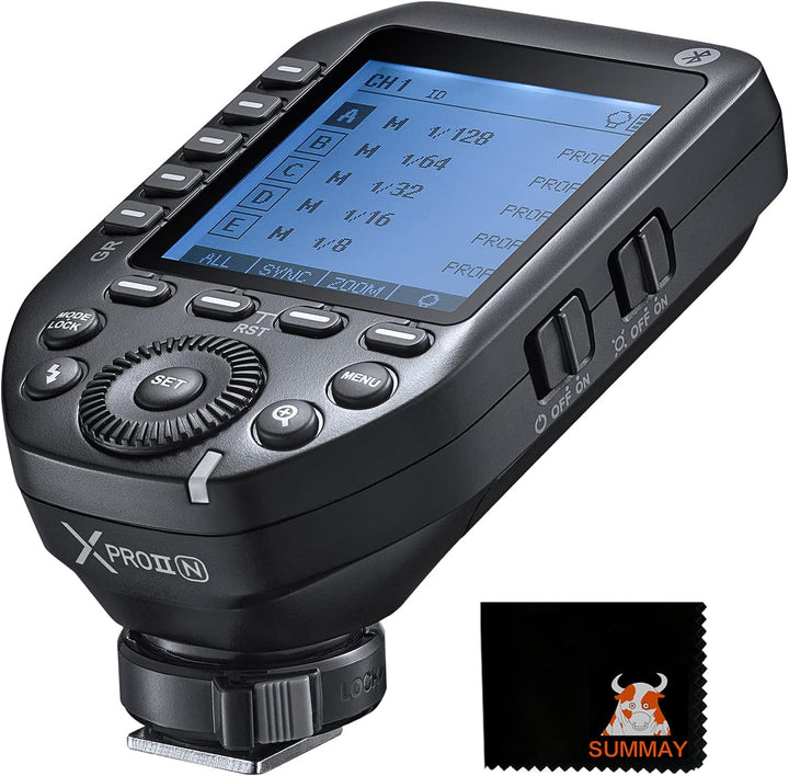 Godox XProII-S TTL Wireless Flash Trigger 1/8000s HSS, TCM Instantaneous Switching, APP Control, 16
