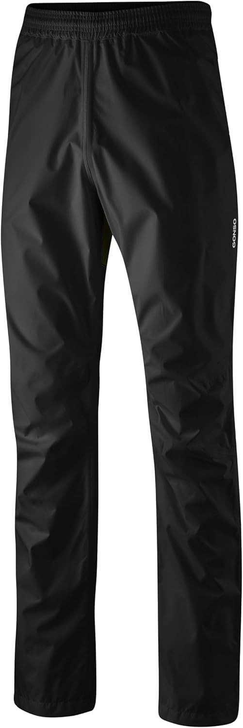 Gonso Save Pants, Lange Unisex Allwetter-Regenhose für Herren und Damen, Wasserdicht bis 10.000 mm &