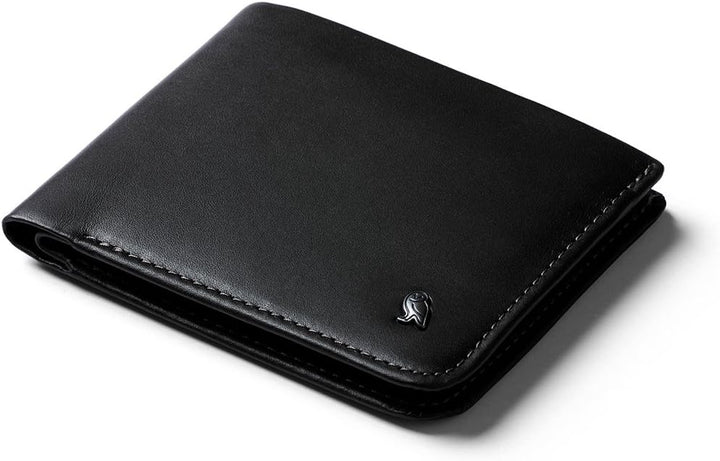 Bellroy Hide & Seek – dünne, klassische Lederbörse, optionaler RFID-Schutz (max. 12 Karten plus Sche