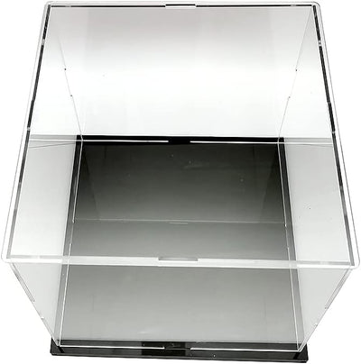 Acryl-Vitrine zum Zusammenbauen von Arbeitsplatten, Würfelständer, staubdichter Schutz, Schaukasten