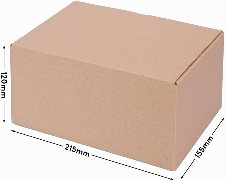 Automatik Karton - 120 Versandkartons mit selbstklebendem Deckel - Kartonagen 213 x 153 x 109 mm - V