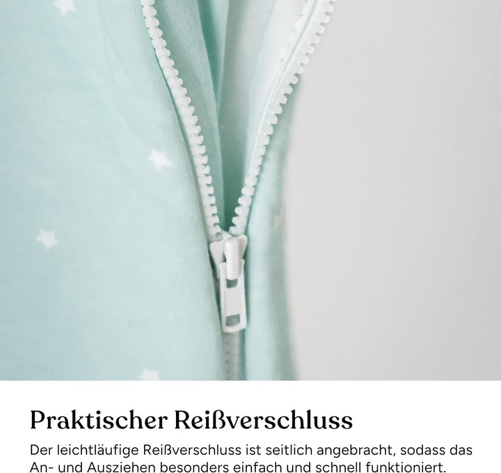 Ehrenkind® Baby Sommerschlafsack Rund | Bio-Baumwolle | Sommer Schlafsack Baby Verschiedene Grössen,